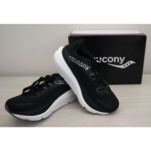 Saucony S10933-100 Women's Sz 5.5M Black/Carbon Hurricane 24 Running Shoes